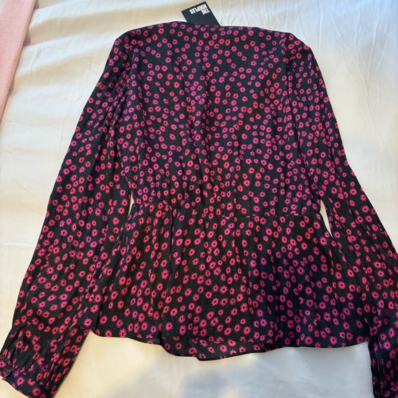 NWT - The Kooples Daisy Dots Printed Top - Picture 9 of 11